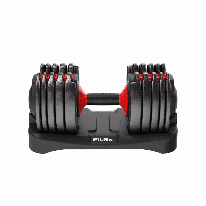 Animation of FitRx SmartBell Adjustable Dumbbells